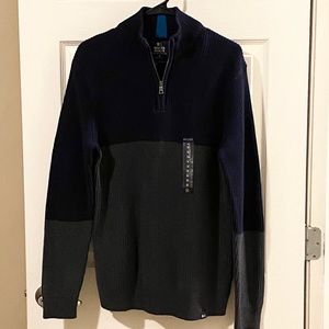 Nautica Jeans Co. Textured 1/4 Zip Sweater NWT